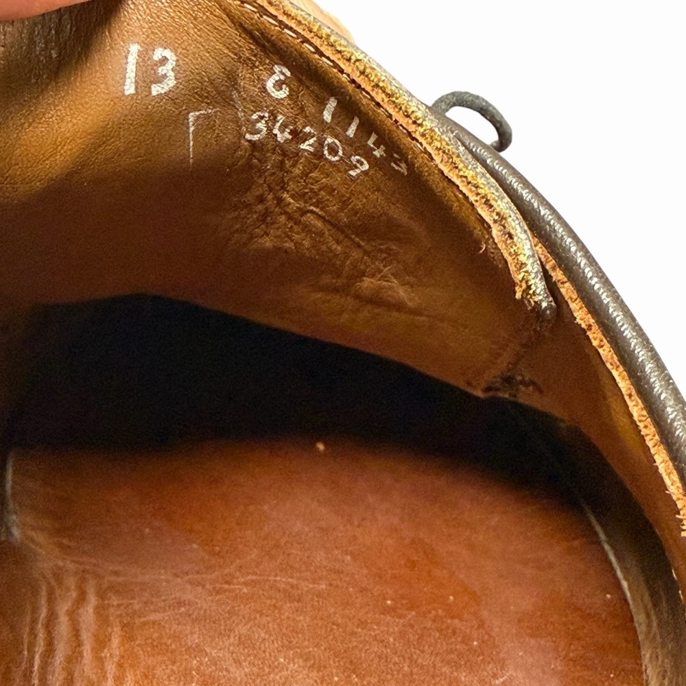 Allen Edmonds Flatiron Brown Dress Shoes Size 13 - Picture 6 of 10